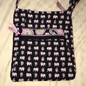 Vera Bradley crossbody- Pink Elephants